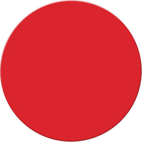 Marqueurs all&eacute;g&eacute;e/5S Armor Stripe, Cercle, 6" lo x 6" la, Rouge, Plastique Seagulf Marine Industries Inc.