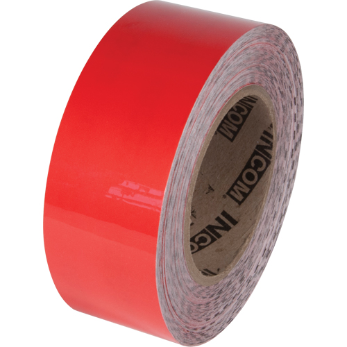 Tuff Mark&reg; Floor Marking Tape, 2" x 100', Polyester, Red Seagulf Marine Industries Inc.
