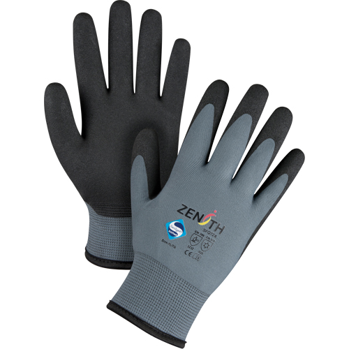 Gants enduits de premi&egrave;re qualit&eacute; ZX-30°, 10/T-Grand, R&ecirc;vetement PVC, Calibre 15, Enveloppe en Nylon Seagulf Marine Industries Inc.