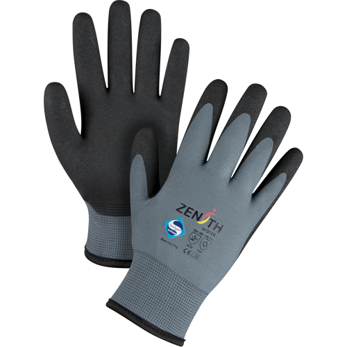 Gants enduits de premi&egrave;re qualit&eacute; ZX-30°, 11/2T-Grand, R&ecirc;vetement PVC, Calibre 15, Enveloppe en Nylon Seagulf Marine Industries Inc.