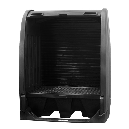 Abris de confinement des d&eacute;versements avec drain, 61" lo x 37,25" la x 72,75" h, Capacit&eacute; de charge 1000 lb Seagulf Marine Industries Inc.