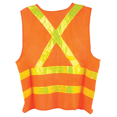Veste de circulation Dynamic, Orange haute visibilit&eacute;, Grand, Polyester Seagulf Marine Industries Inc.