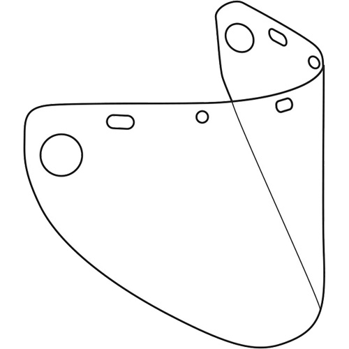 &eacute;cran facial form&eacute; Dynamic, Copolyester/PETG, Teinte Transparent Seagulf Marine Industries Inc.