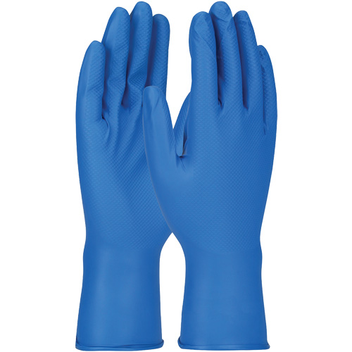 Gants Grippaz, Petit, Nitrile, 8 mils, Sans poudre, Bleu Seagulf Marine Industries Inc.