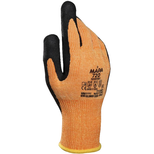 Gants isothermes r&eacute;sistant &agrave; la coupe TempDex 720, Taille 7, Rev&ecirc;tement Nitrile, Enveloppe en Aramide, ASTM ANSI niveau A2/EN 388 niveau 3/EN 388 niveau B Seagulf Marine Industries Inc.