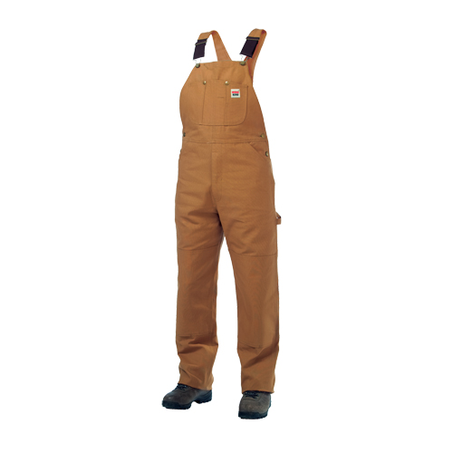Salopettes en canevas de coton non doubl&eacute;e, Hommes, Grand, Brun Seagulf Marine Industries Inc.
