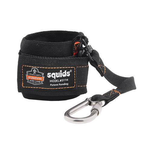 Squids&reg; 3114 Pull-On Wrist Lanyard with Carabiner Seagulf Marine Industries Inc.