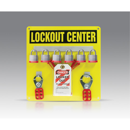 Hanger Board Kit, Laminated Steel Padlocks, 6 Padlock Capacity, Padlocks Included Seagulf Marine Industries Inc.