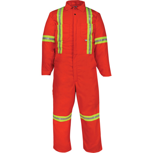 Deluxe Reflective Coveralls, 40 (Tall), Orange Seagulf Marine Industries Inc.