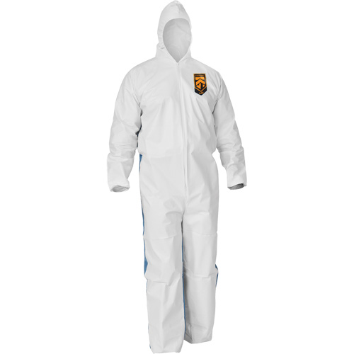 Kleenguard A40 Coveralls with Breathable Back, Large, Blue/White, Microporous/SMS Seagulf Marine Industries Inc.