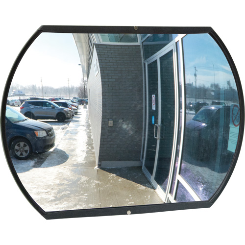 Miroir convexe rectangulaire/rond avec support, 20" h x 30" la, Int&eacute;rieur/Ext&eacute;rieur Seagulf Marine Industries Inc.