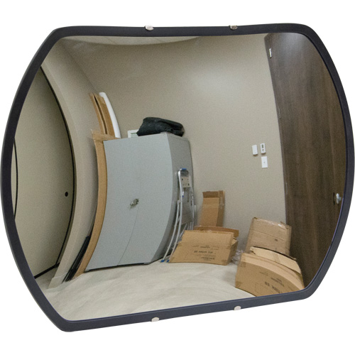 Miroir convexe rectangulaire/rond avec support, 18" h x 26" la, Int&eacute;rieur/Ext&eacute;rieur Seagulf Marine Industries Inc.
