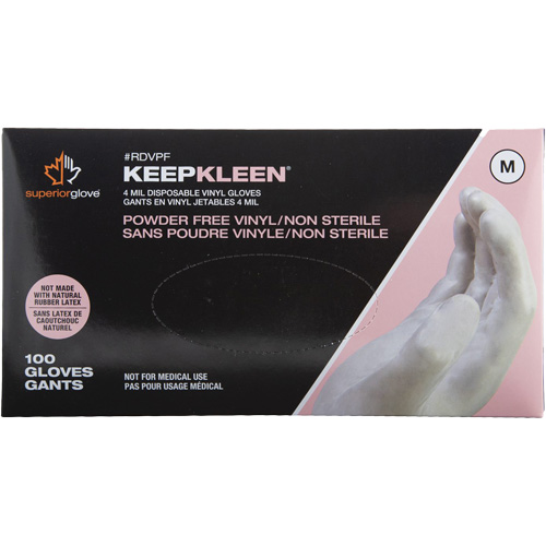 Disposable Gloves, Small, Vinyl, 4-mil, Powder-Free, White Seagulf Marine Industries Inc.