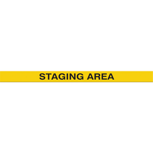 Tough-Mark Heavy-Duty Floor Marking, Rectangle, 48" L x 3" W, Yellow, Polyethylene Seagulf Marine Industries Inc.