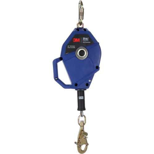 Cordage de s&eacute;curit&eacute; autor&eacute;tractable avec verrouillage intelligent, 30', Acier galvanis&eacute;, Pivotant Seagulf Marine Industries Inc.