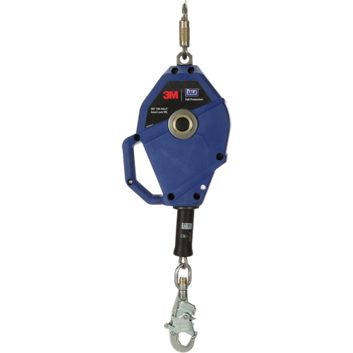 Cordage de s&eacute;curit&eacute; autor&eacute;tractable avec verrouillage intelligent, 30', Acier inoxydable, Pivotant Seagulf Marine Industries Inc.