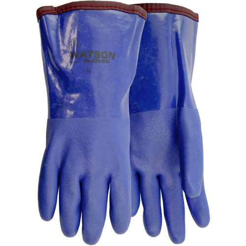 Gants r&eacute;sistant au givre, Taille T-Grand, 12" lo, PVC, Doublure en Molleton/Acrylique, Gant de calibre hiver Seagulf Marine Industries Inc.