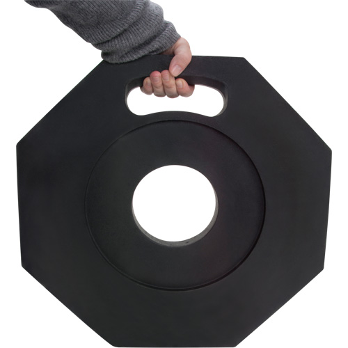 Base en caoutchouc pour poteaux d&eacute;lin&eacute;ateurs de qualit&eacute; sup&eacute;rieure, 12 lb Seagulf Marine Industries Inc.