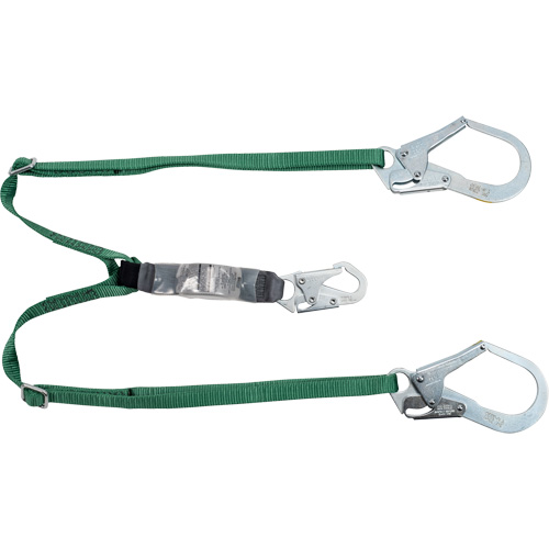 V-Series Lanyard, 6', Rebar Hook Center, Snap Hook Leg Ends, Polyester Seagulf Marine Industries Inc.