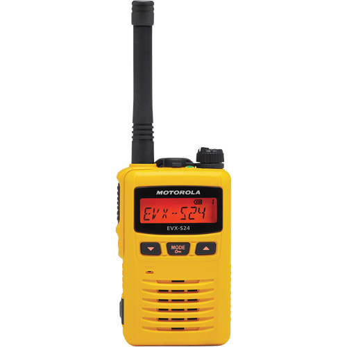 EVX-S24 Series Portable Radio, UHF Radio Band, 256 Channels, 200 000 sq. ft. Range Seagulf Marine Industries Inc.