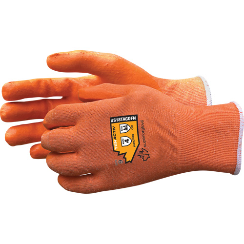 Composite Filament Fibre Gloves, Size 5, 18 Gauge, Foam Nitrile Coated, TenActiv Shell, ASTM ANSI Level A4 Seagulf Marine Industries Inc.