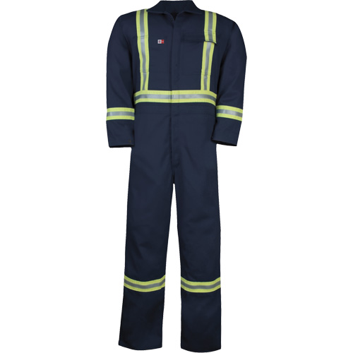 Westex UltraSoft&reg; Unlined Coveralls, Size Large (Tall), Navy Blue, 12.4 cal/cm2 Seagulf Marine Industries Inc.