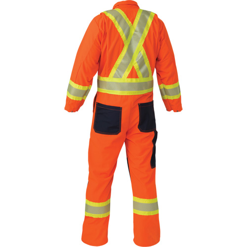Ripstop Coveralls, Small, High Visibility Orange Seagulf Marine Industries Inc.