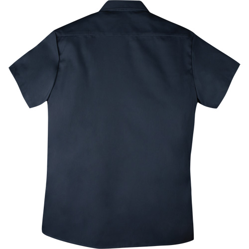 Twill Short-Sleeved Work Shirt with Snap, Men's, Small, Navy Blue Seagulf Marine Industries Inc.