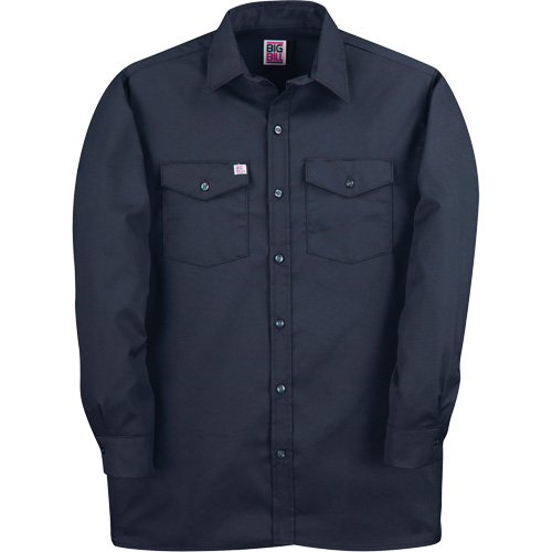 Chemise de travail &agrave; manches longues en tissu crois&eacute;, Hommes, Moyen (grande taille), Bleu marine Seagulf Marine Industries Inc.