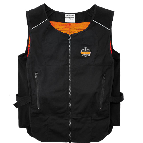 Chill-Its&reg; 6255 Lightweight Phase Change Cooling Vest, Small/Medium, Black Seagulf Marine Industries Inc.
