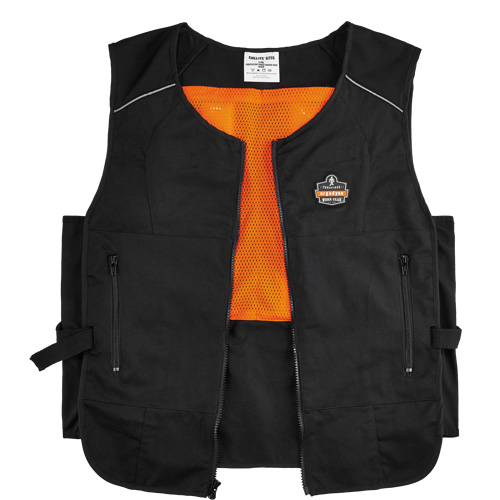 Chill-Its&reg; 6255 Lightweight Phase Change Cooling Vest, Small/Medium, Black Seagulf Marine Industries Inc.