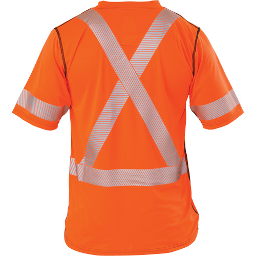 T-shirt &agrave; manches courtes haute visibilit&eacute; Polartec Power Grid, Polyester, 4T-Grand, Orange Seagulf Marine Industries Inc.