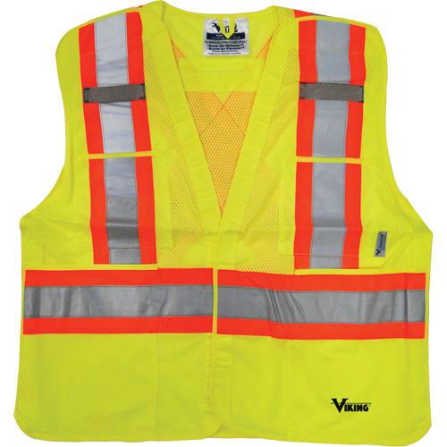 Veste de s&eacute;curit&eacute;, Jaune lime haute visibilit&eacute;, 2T-Grand/3T-Grand, Polyester Seagulf Marine Industries Inc.