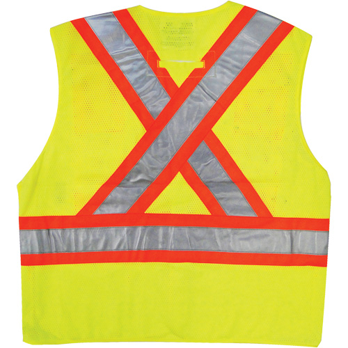 Veste de s&eacute;curit&eacute;, Jaune lime haute visibilit&eacute;, 2T-Grand/3T-Grand, Polyester Seagulf Marine Industries Inc.