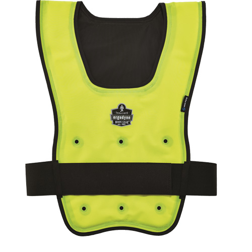 Veste refroidissante &agrave; &eacute;vaporation s&egrave;che &eacute;conomique Chill-Its 6687, Grand/T-Grand, Jaune lime haute visibilit&eacute; Seagulf Marine Industries Inc.