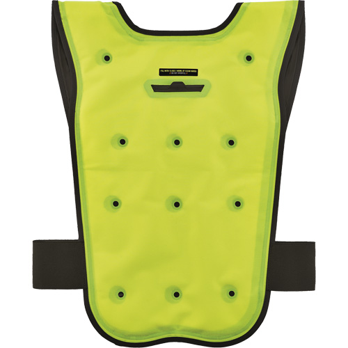 Veste refroidissante &agrave; &eacute;vaporation s&egrave;che &eacute;conomique Chill-Its 6687, Grand/T-Grand, Jaune lime haute visibilit&eacute; Seagulf Marine Industries Inc.