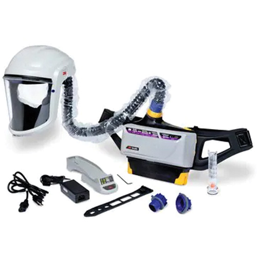 Trousse d'ensemble respirateur d'&eacute;puration d'air propuls&eacute; pour peintre Versaflo, Capuchon & visi&egrave;re, Pile Lithium-ion Seagulf Marine Industries Inc.
