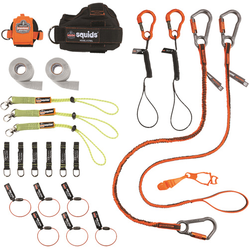 Trousse de longes de fixation d'outils pour charpentier et ouvrier 3183 Squids Seagulf Marine Industries Inc.
