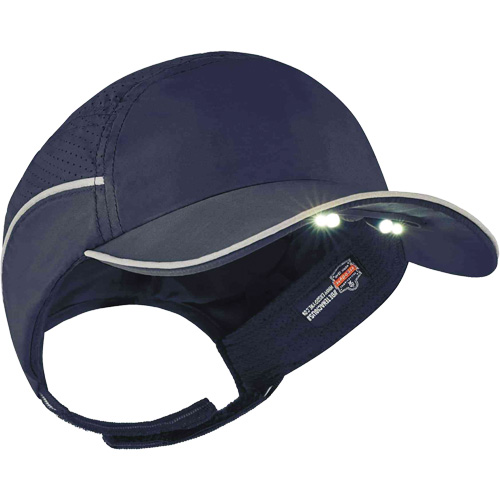 Casque antichocs l&eacute;ger avec lampe DEL 8965 Skullerz, Bleu marin Seagulf Marine Industries Inc.