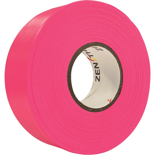 Flagging Tape, 1.1875" W x 164' L, Fluorescent Pink Seagulf Marine Industries Inc.
