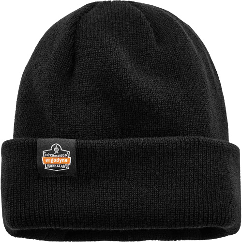N-Ferno&reg; Zippered Rib Knit Beanie Hat, One Size, Black Seagulf Marine Industries Inc.