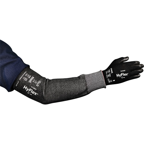 Manchon &eacute;troit r&eacute;sistant aux coupures HyFlex s&eacute;rie 11-280, Intercept, 12", ASTM ANSI niveau A4, Gris Seagulf Marine Industries Inc.
