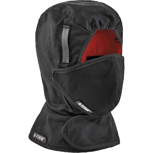 N-Ferno&reg; Winter Hard Hat Liner with Mouthpiece, Fleece Lining, One Size, Black Seagulf Marine Industries Inc.
