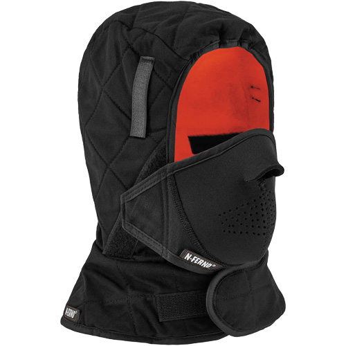 N-Ferno&reg; 3-Layer Winter Hard Hat Liner with Mouthpiece, Fleece Lining, One Size, Black Seagulf Marine Industries Inc.