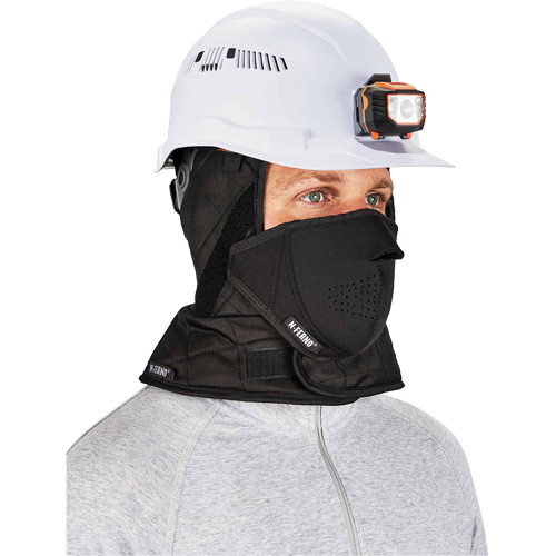 N-Ferno&reg; 3-Layer Winter Hard Hat Liner with Mouthpiece, Fleece Lining, One Size, Black Seagulf Marine Industries Inc.