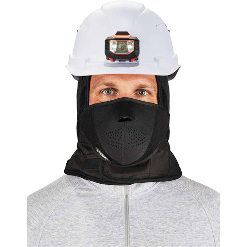 N-Ferno&reg; 3-Layer Winter Hard Hat Liner with Mouthpiece, Fleece Lining, One Size, Black Seagulf Marine Industries Inc.