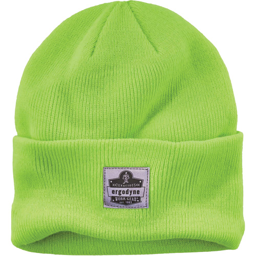 N-Ferno&reg; Rib Knit Beanie Hat, One Size, High-Visibility Lime Green Seagulf Marine Industries Inc.