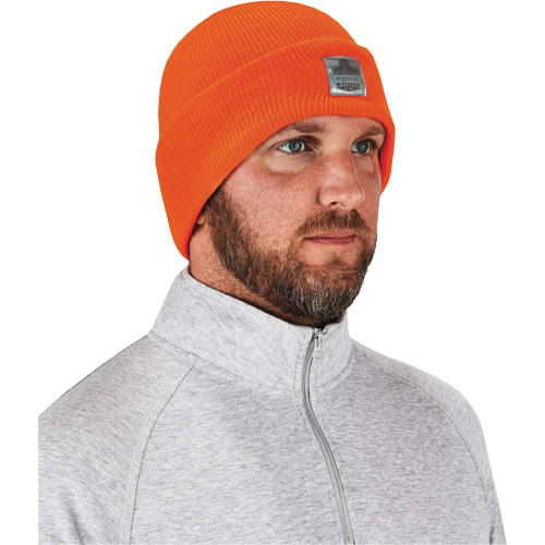 N-Ferno&reg; Rib Knit Beanie Hat, One Size, Orange Seagulf Marine Industries Inc.