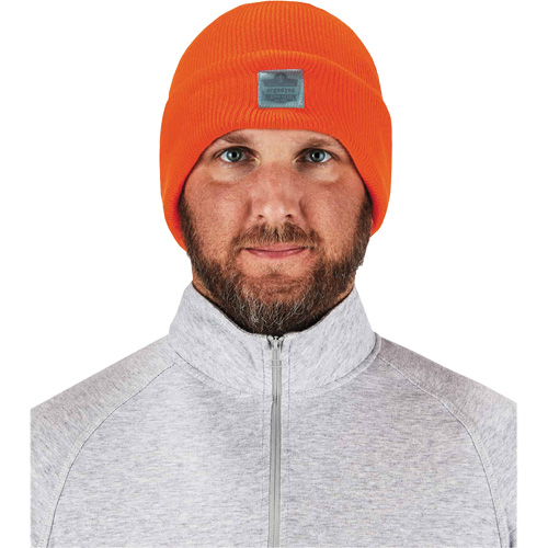 N-Ferno&reg; Rib Knit Beanie Hat, One Size, Orange Seagulf Marine Industries Inc.
