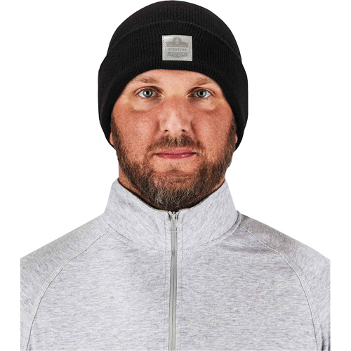 N-Ferno&reg; Rib Knit Beanie Hat, One Size, Black Seagulf Marine Industries Inc.